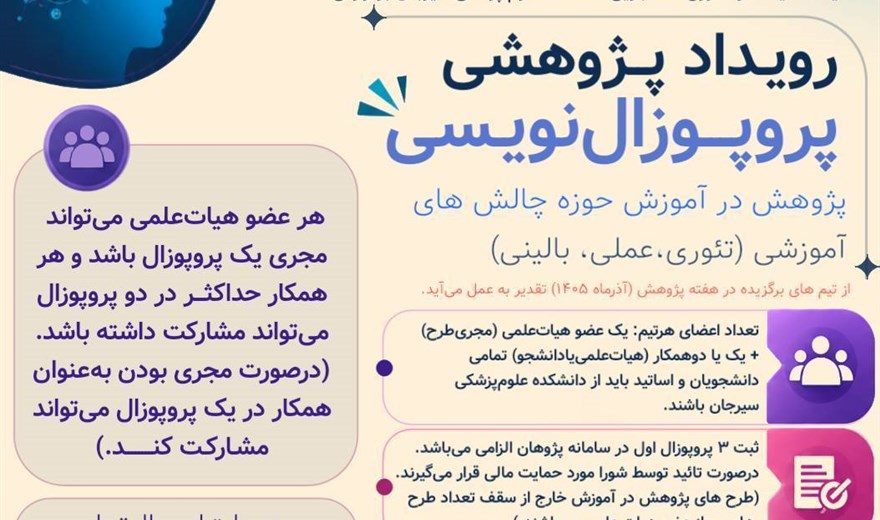 رویداد پژوهشی پروپوزال نویسی